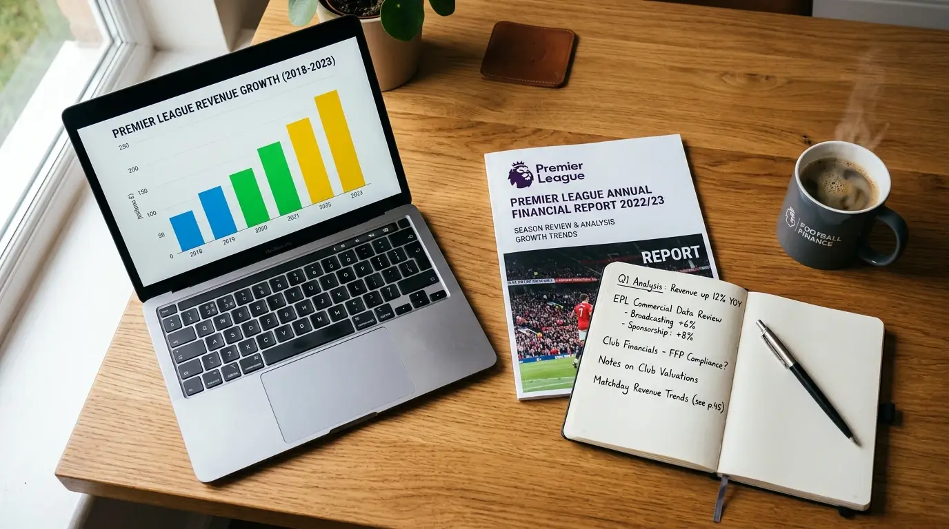 Análisis financiero de la Bundesliga con datos del DFL Economic Report sobre ingresos y estabilidad económica